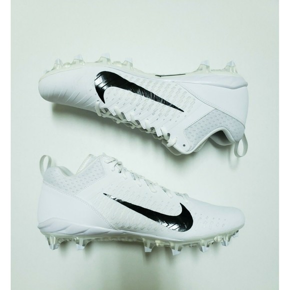 Nike Alpha Menace Pro 2 Low White Black Football Cleats CV6477-100 Men Size 13.5 main image 4